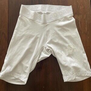 Adidas White Biker Shorts Bikershorts 5671